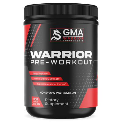 GMA Pre-Workout Watermelon supplement - energy focus and pump for intense training