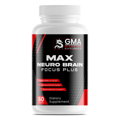 GMA Max Neuro Brain Focus Plus supplement - nootropic for mental clarity focus and memory
