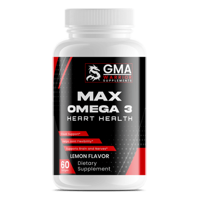 GMA Max Omega 3 Fish Oil supplement - heart brain and joint health support