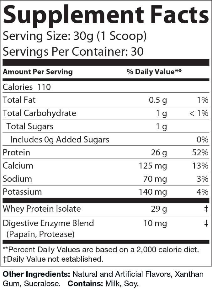 GMA Warrior Whey Protein Isolate Vanilla