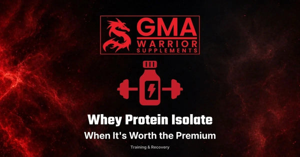 Whey protein isolate: when the premium is worth it, from GMA Warrior Supplements