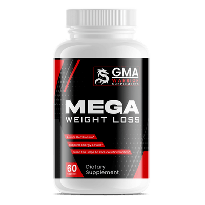 GMA Mega Weight Loss supplement - thermogenic fat burner with green coffee bean and green tea