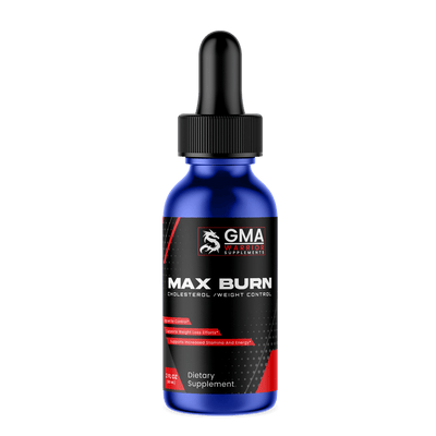 GMA Max Burn liquid fat burner supplement - thermogenic weight loss drops with L-carnitine