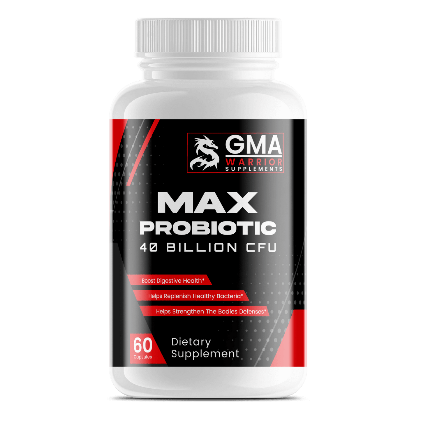 GMA Warrior Max Probiotic 40 Billion CFU